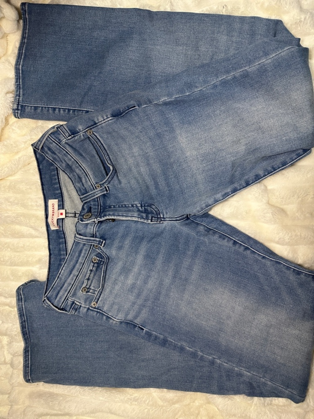 Lucky Brand Blue Wide leg Jeans - Picture 2 of 4